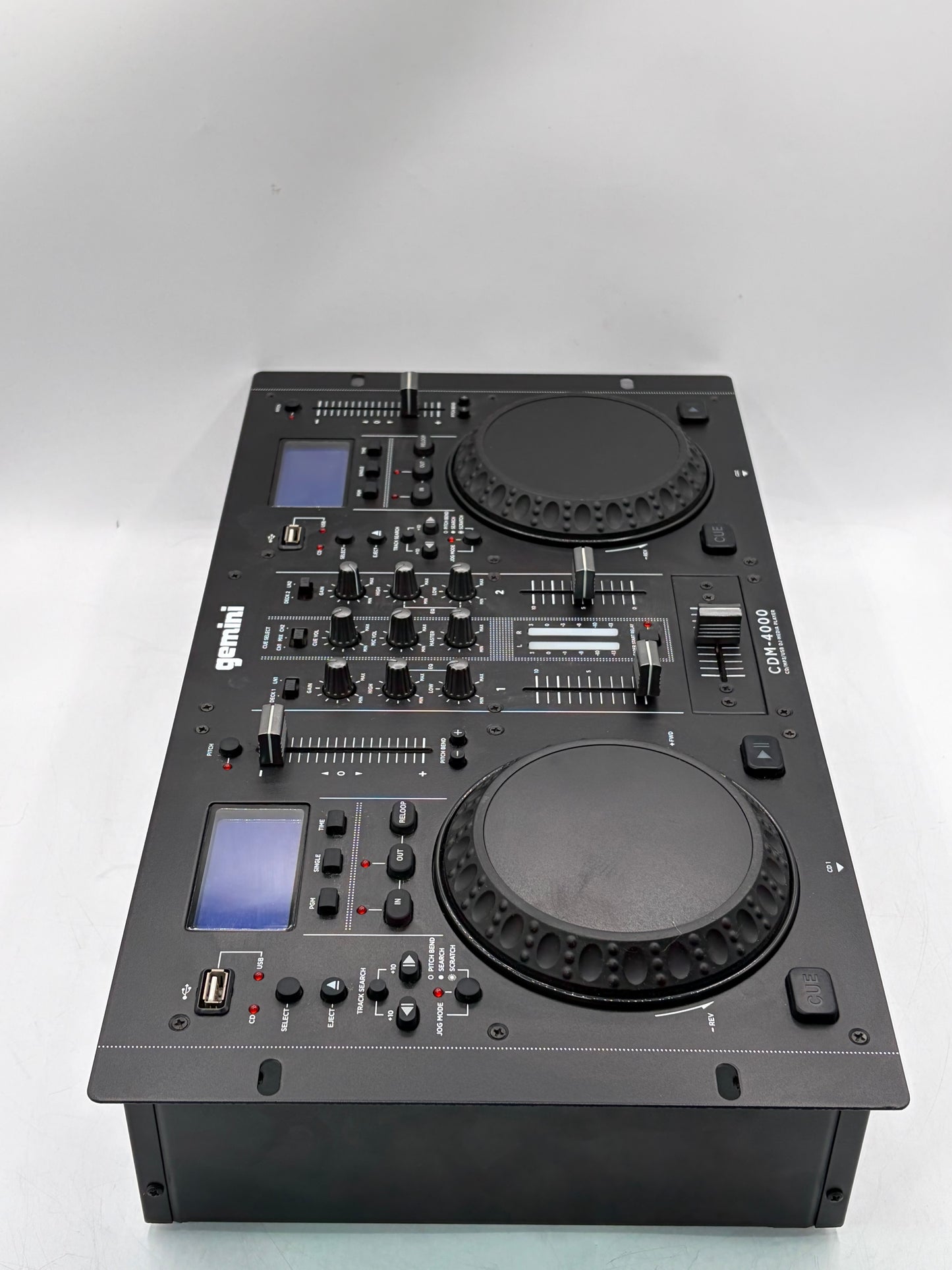 Gemini CDM-4000 Dual CD/MP3/USB DJ Media Player - Black