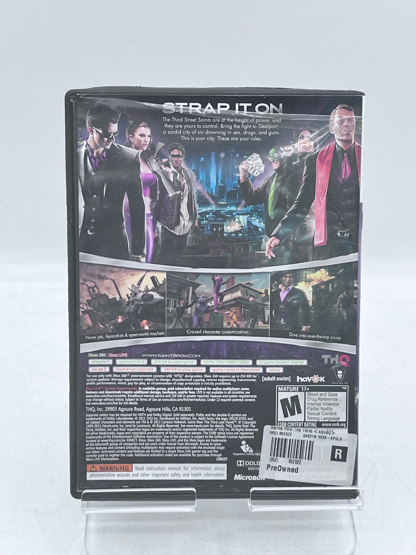 Saints Row: The Third - Xbox 360 Video Game -  Free Shipping!