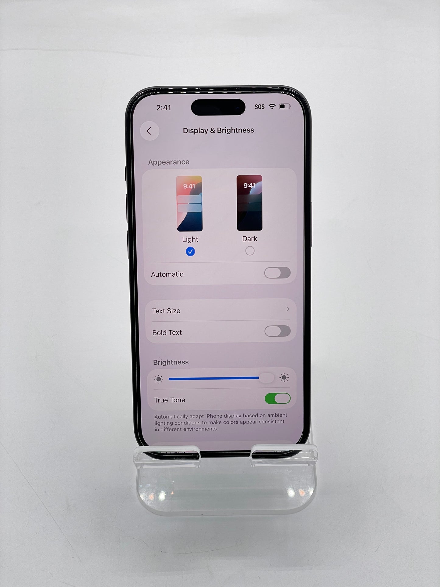 Wi-Fi ONLY Apple iPhone 15 128GB A2846 NTLV3LL/A 98% BH - Black