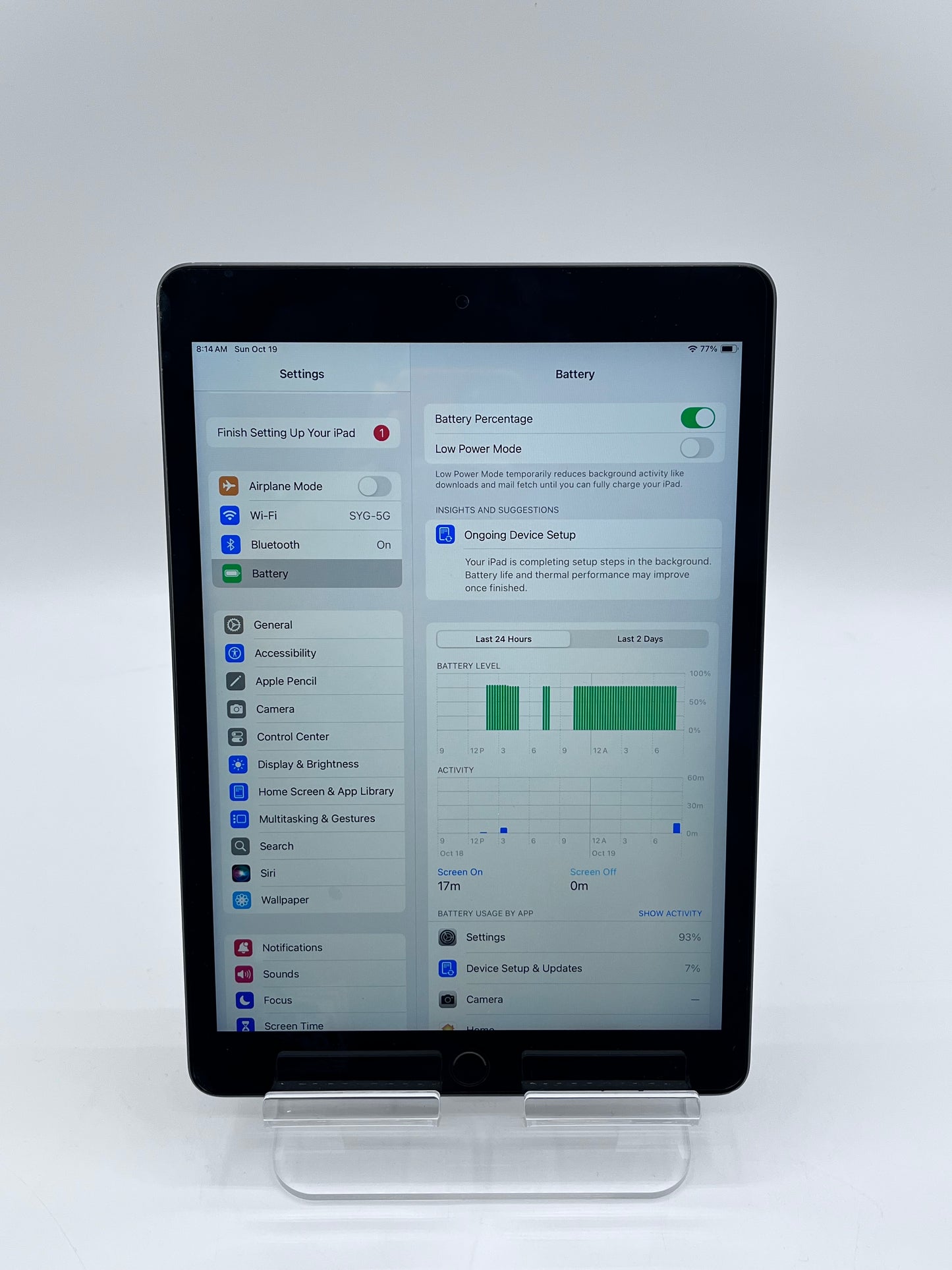WiFi Only Apple iPad 9th Gen 64GB  MK2K3LL/A A2602 - Space Gray