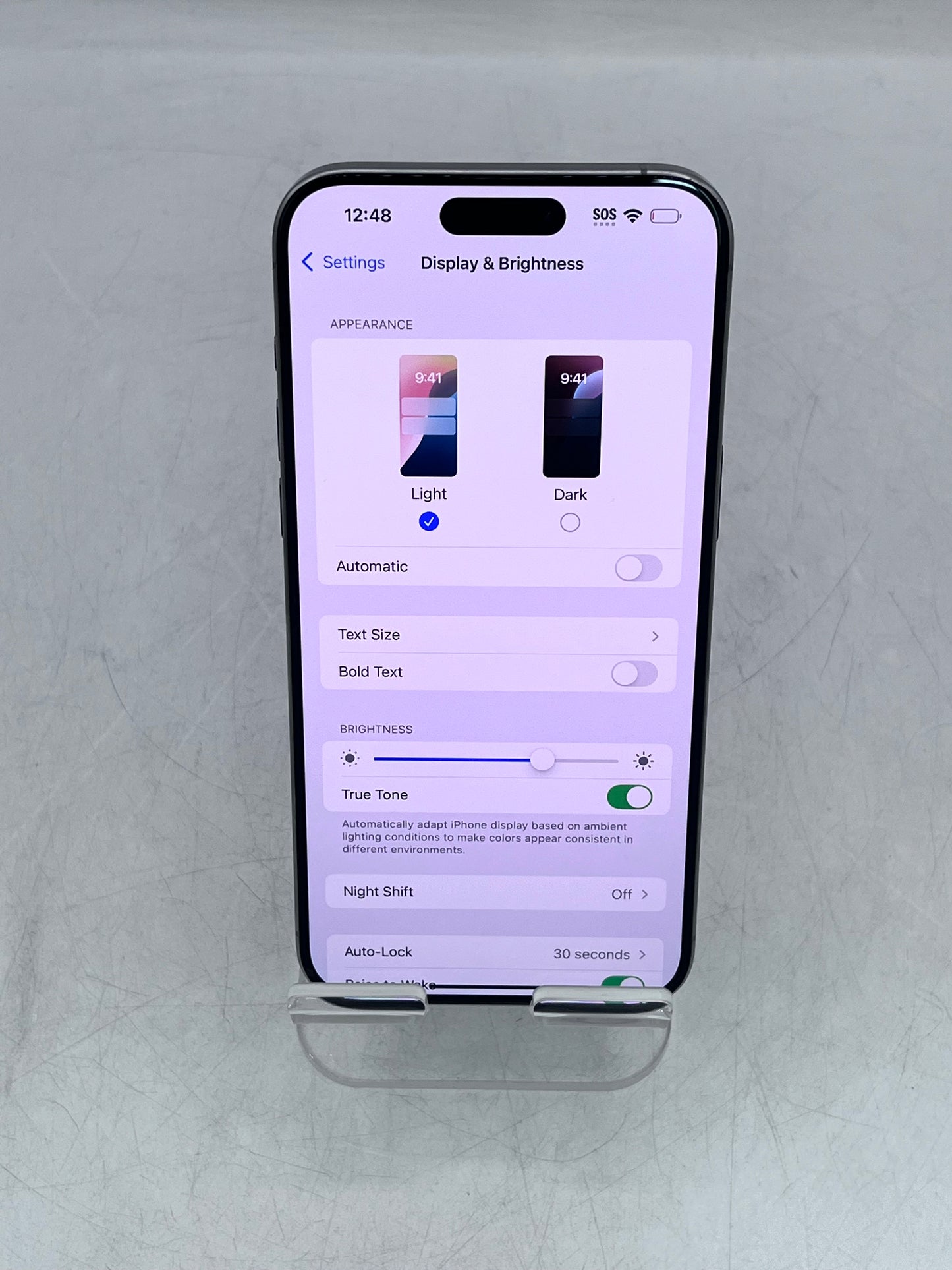WIFI ONLY Apple iPhone 15 Pro Max MU683LL/A A2849 256GB 8 GB - White