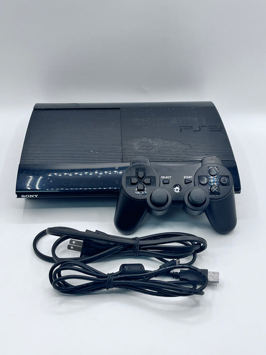 Sony PlayStation 3 Super Slim (CECH-4001)  Console -  Black Tested