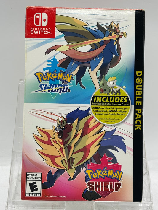 Pokémon Sword & Pokémon Shield Double Pack, Nintendo Switch (FREE SHIPPING)