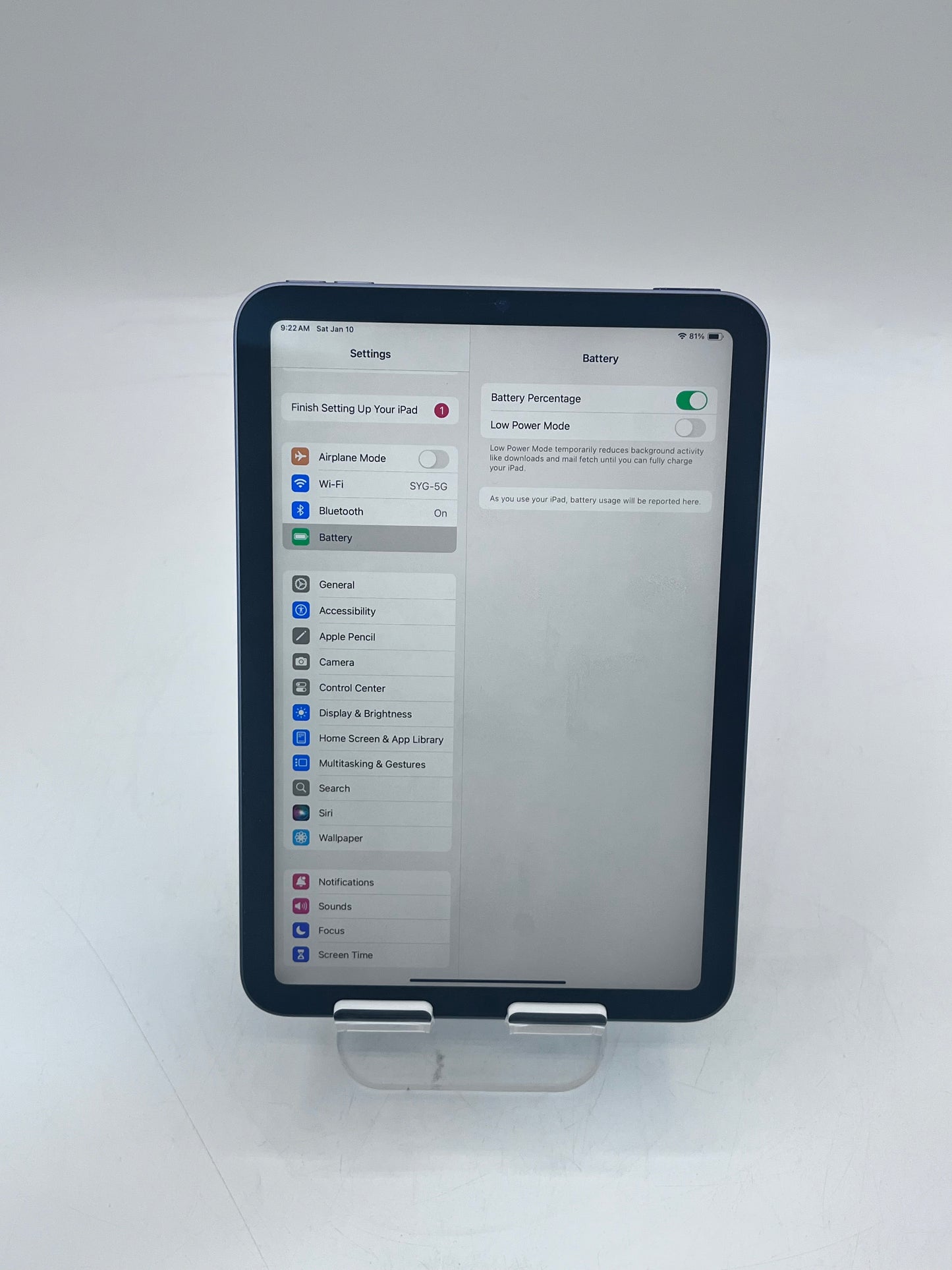 Apple iPad Mini (6th Gen) A2567 MK7R3LL/A 7.9 64GB - Purple
