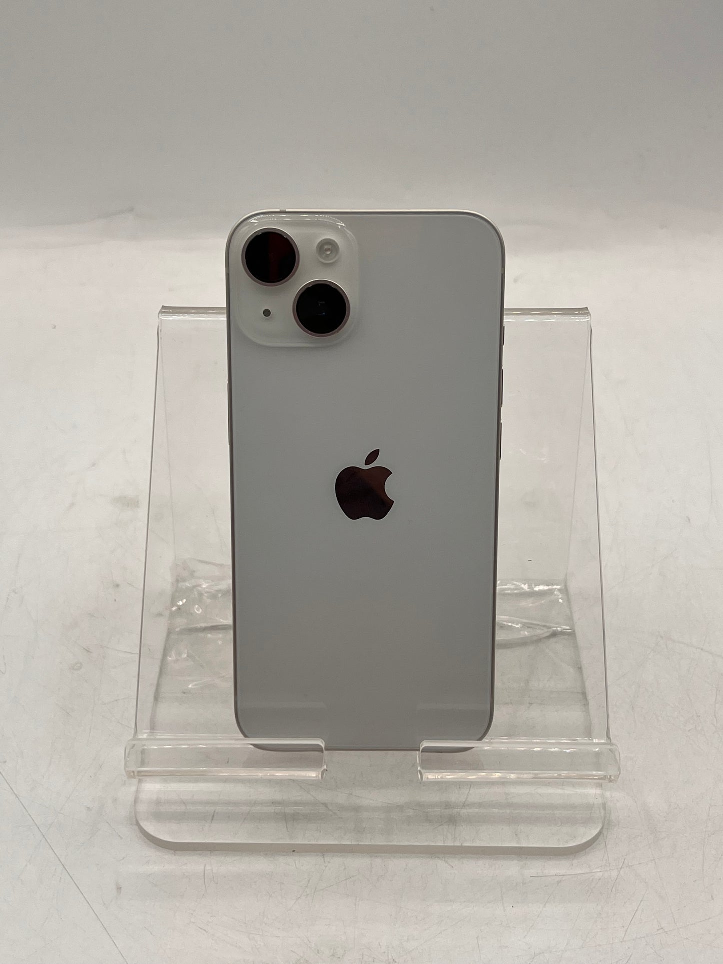 Unlocked Apple iPhone 13 MPUN3LL/A A2649  128GB Smart Phone White 100% BATT