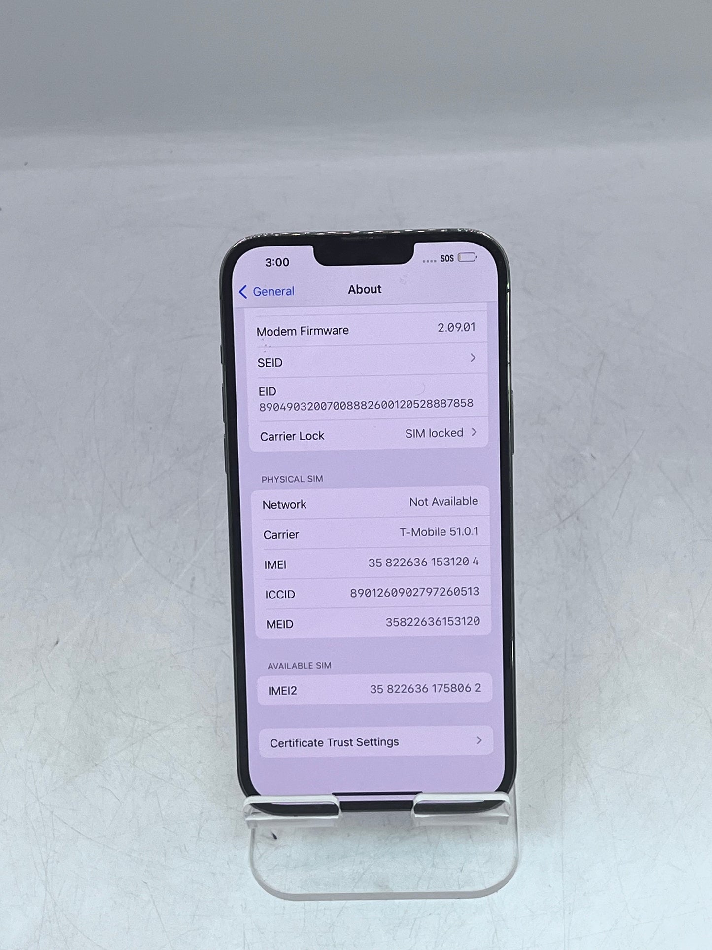 Apple iPhone 13 Pro Max A2484 MLKN3LL/A 256GB T- Mobile  - Gold