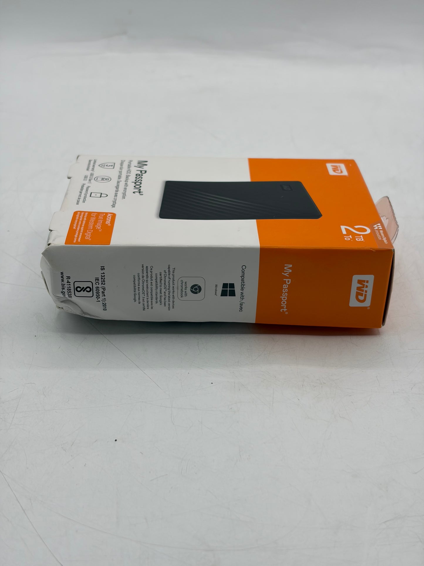 WD - My Passport 2TB External USB 3.0 Portable Hard Drive - Black BRAND NEW