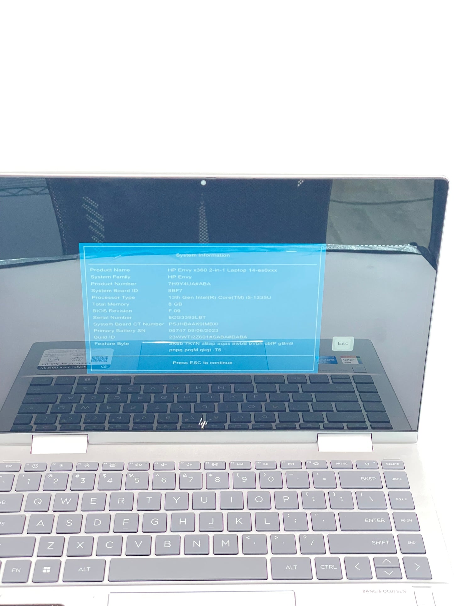HP Envy x360 2-in-1 Laptop 14-es0013dx 14" i5-1335U 1.3GHz 8GB RAM 256GB SSD