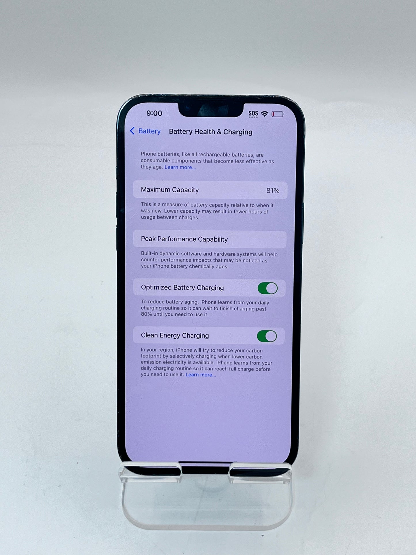 Unlocked Apple iPhone 13 Pro Max MLF53LL/A A2484 6.7i" 128GB - Blue READ