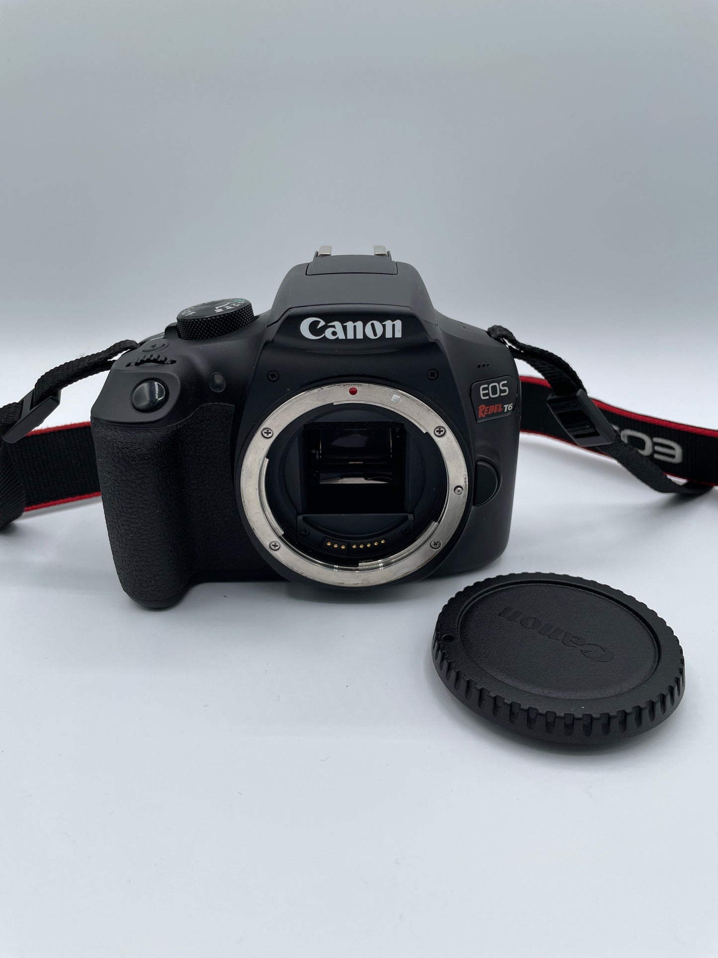 Used Canon Rebel T6 Digital Camera with EFS 18-55MM Lens, Accessories and Carrying Case