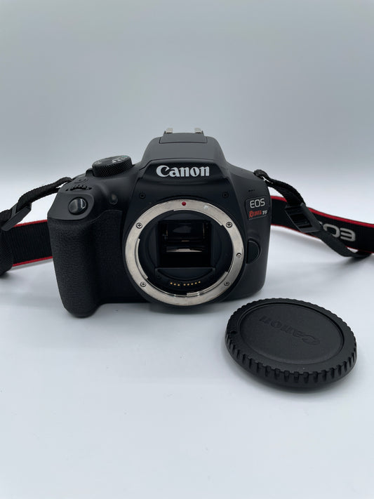 Used Canon Rebel T6 Digital Camera with EFS 18-55MM Lens, Accessories and Carrying Case