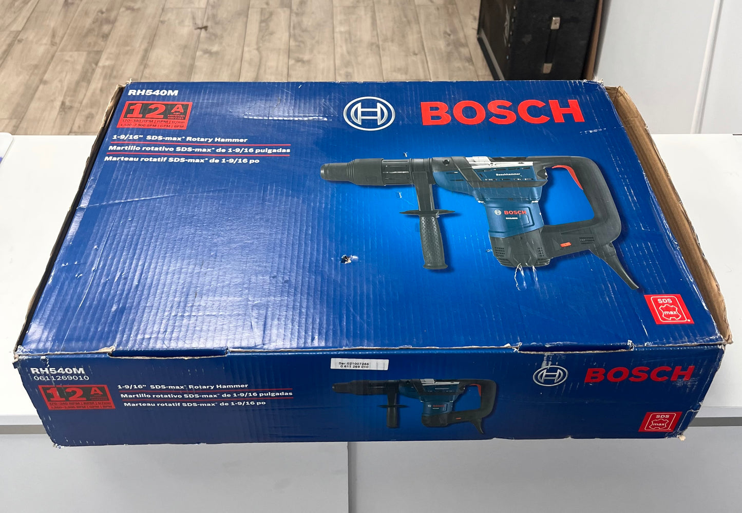 Bosch RH540M SDS-Max 12A 1-9/16 Combination Concrete/Masonry Rotary Hammer Drill