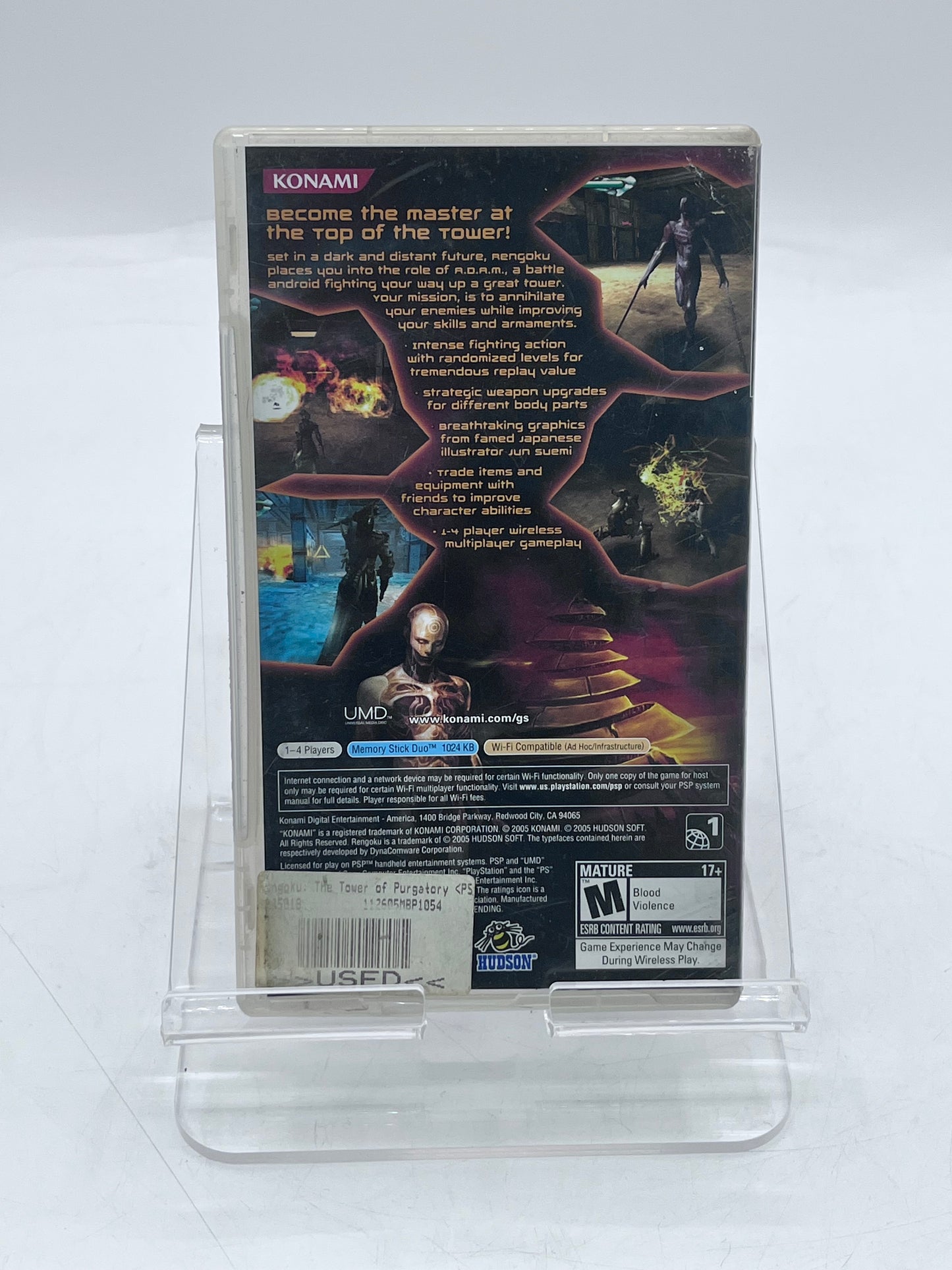 PSP Rengoku The Tower of Purgatory Video Game Free Shipping!