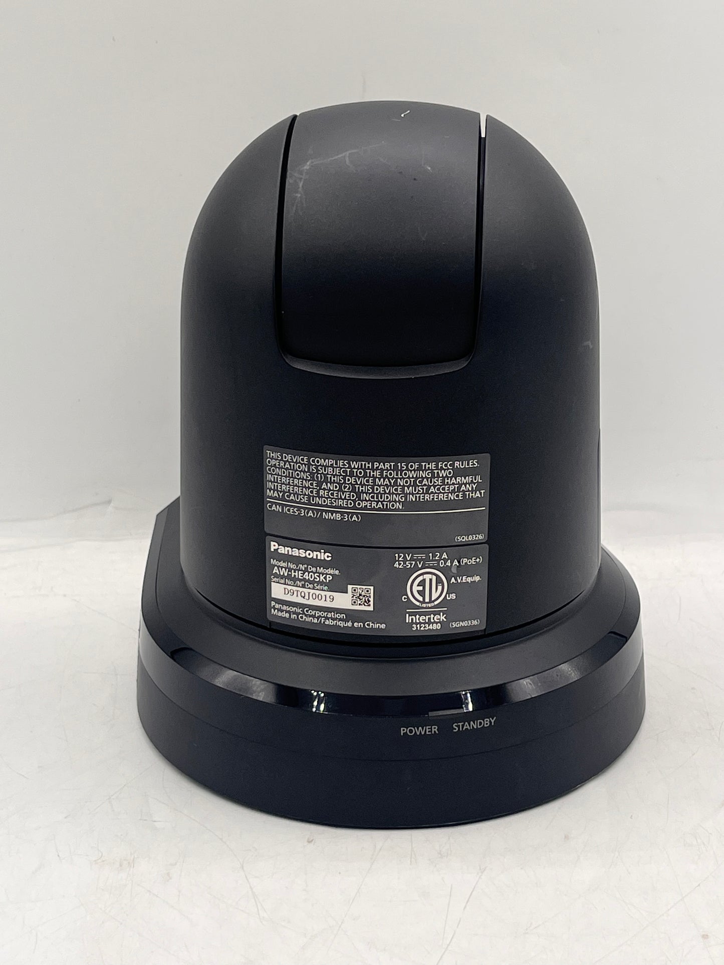 Panasonic AW-HE40SKP Dome IP Security Camera Black