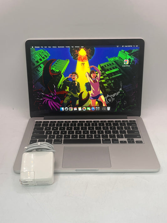 2015 Apple MacBook Pro 13" A1502 Core i7 16GB 512GB Silver 232 Cycle Count