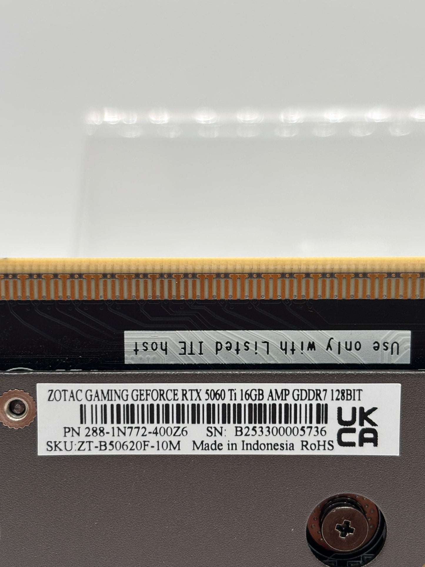 Zotac GeForce RTX 5060 Ti Twin Edge OC 16GB GDDR7 Graphics Card