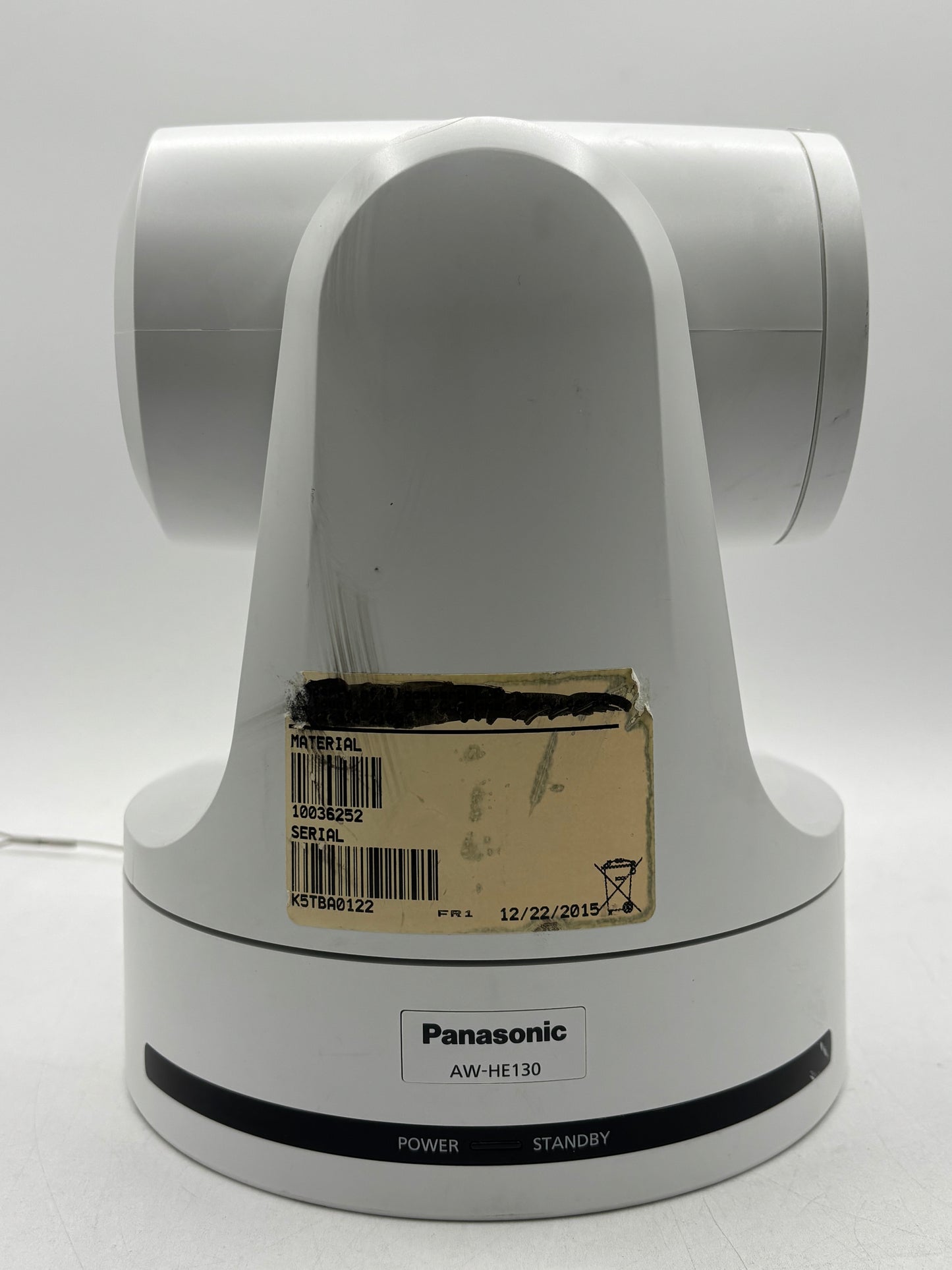 Panasonic AW-HE130WP 3G-SDI/HDMI/IP POE+ 3MOS HD PTZ Camera (AW-HE130) White