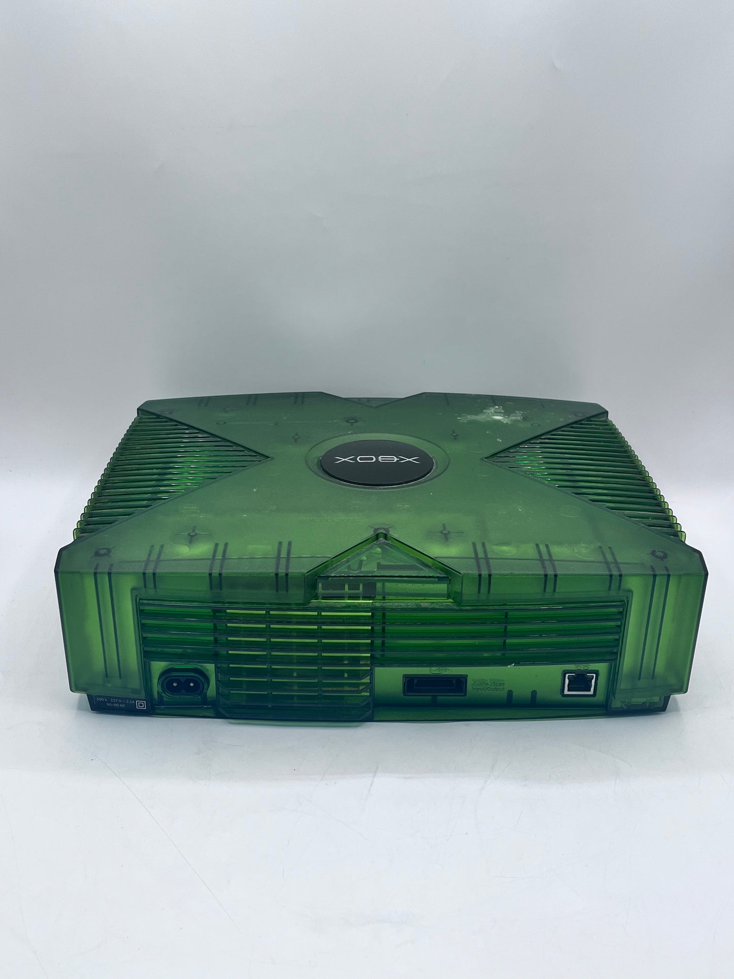 Original Xbox Halo Special Edition Green Console -TESTED WORKING Free Shipping