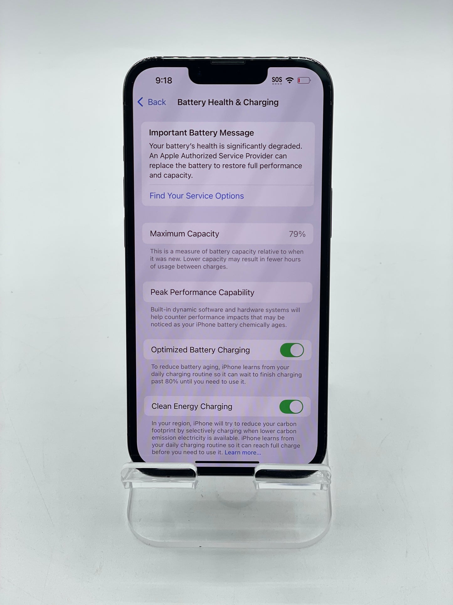 Unlocked Apple iPhone 13 Pro A2483 MLR63LL/A 256GB Space Gray