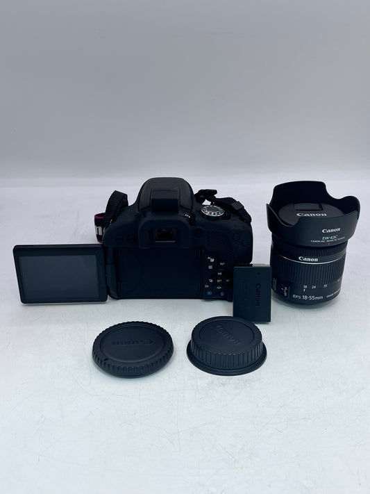 Canon Rebel T7i Digital Camera with IS 18-55mm Lens Tested Free Shipping