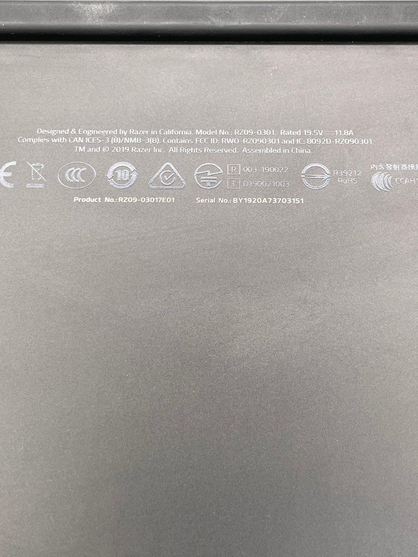 Razer Blade 15 RZ09-0301 - Nvidia 2070 Max, 64GB RAM, 2TB SSD READ
