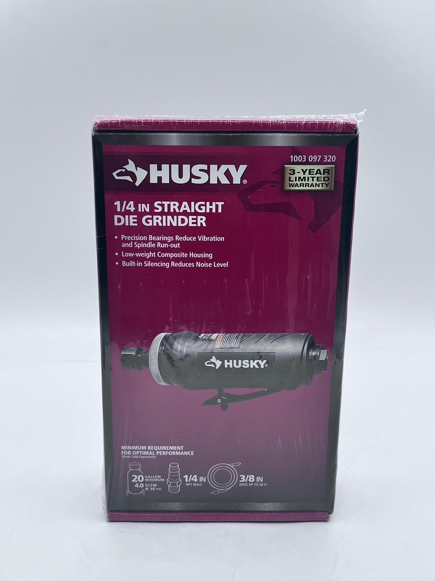 Husky 1003 097 320 1/4 Inch Straight Die Grinder