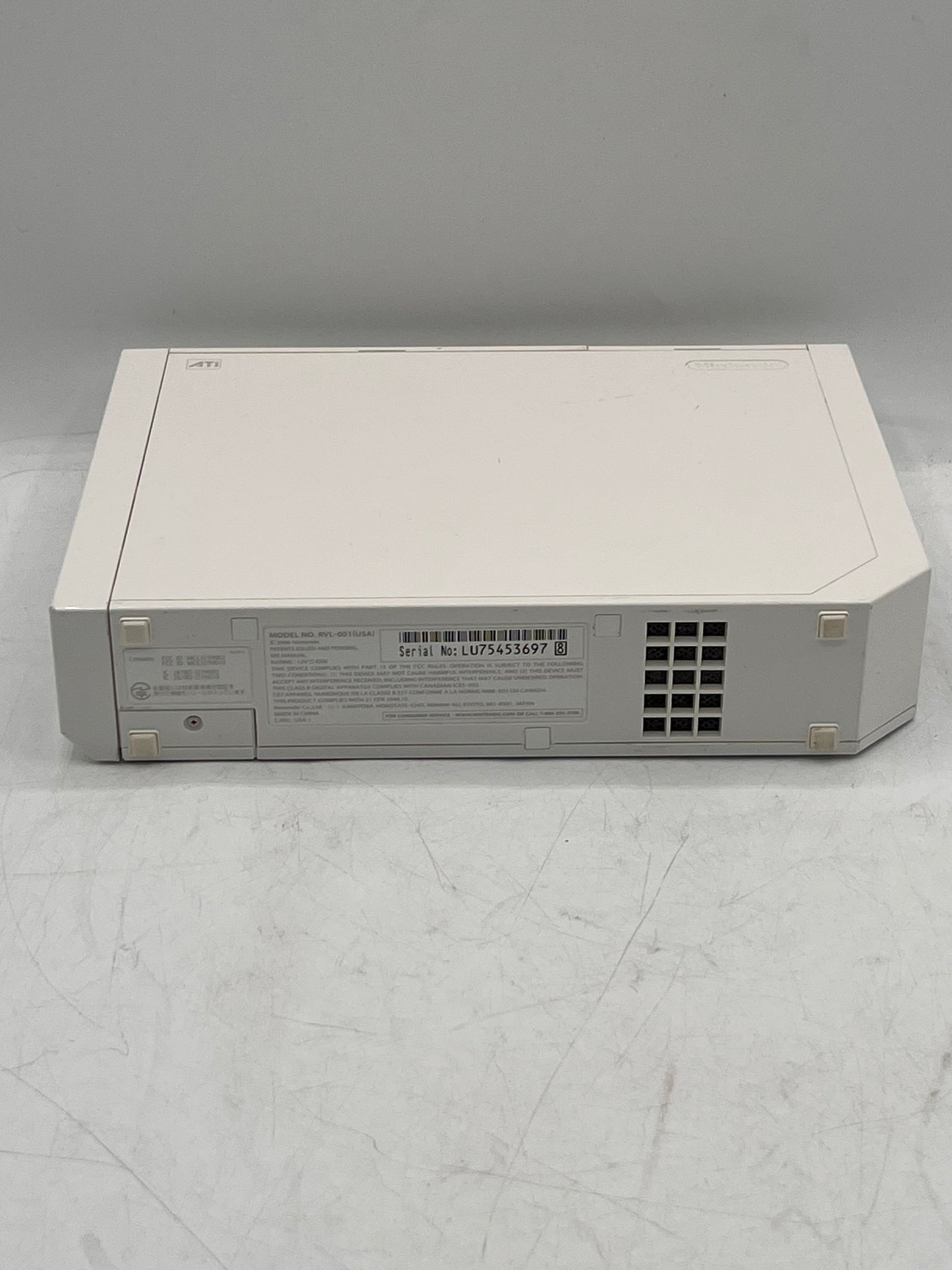 Nintendo Wii RVL-001 2006 Video Game Console 1TB Tested Functional with 2 Controllers - White