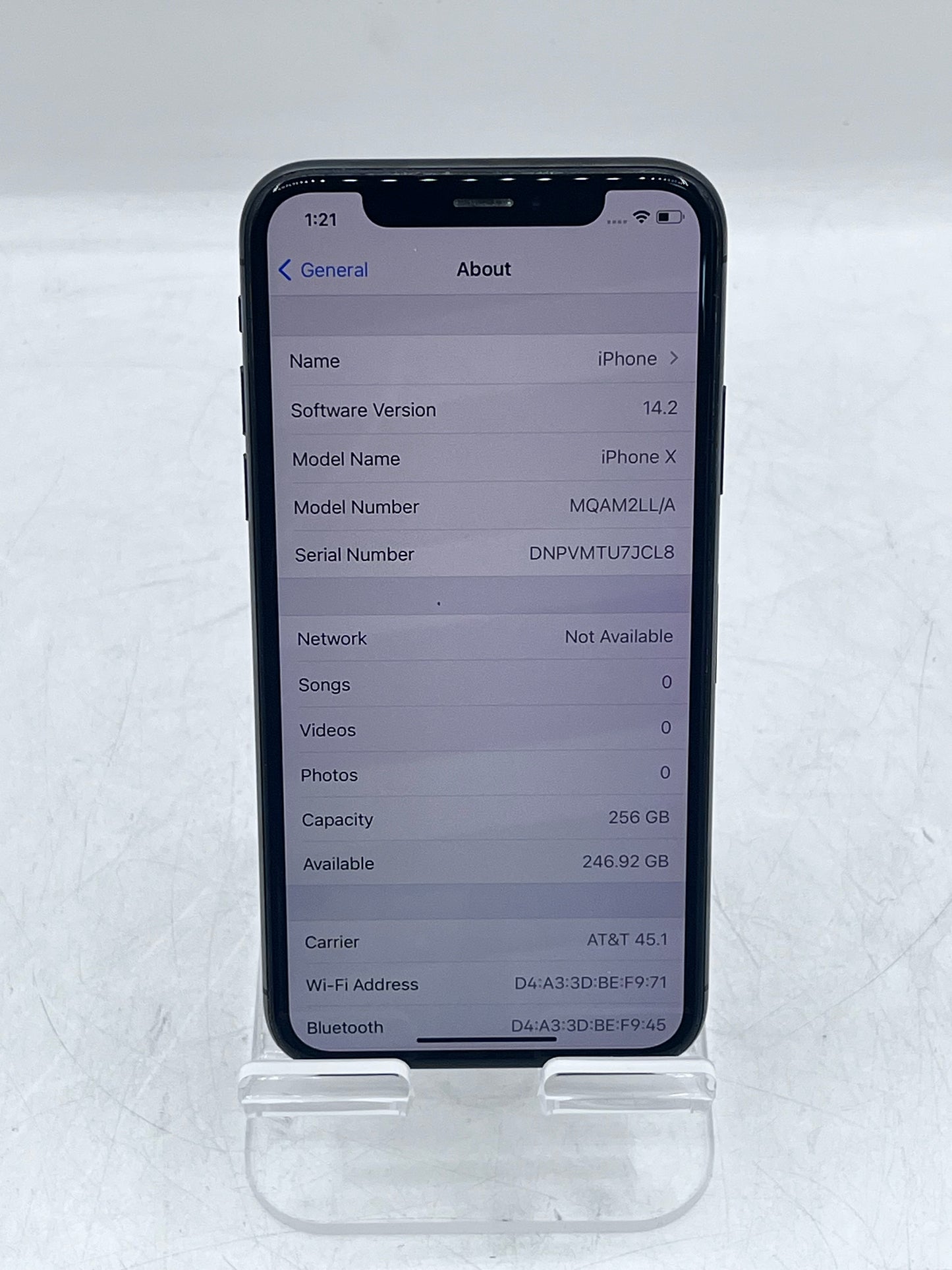 Unlocked Apple iPhone X 256GB A1901 MQAM2LL/A - Space Gray