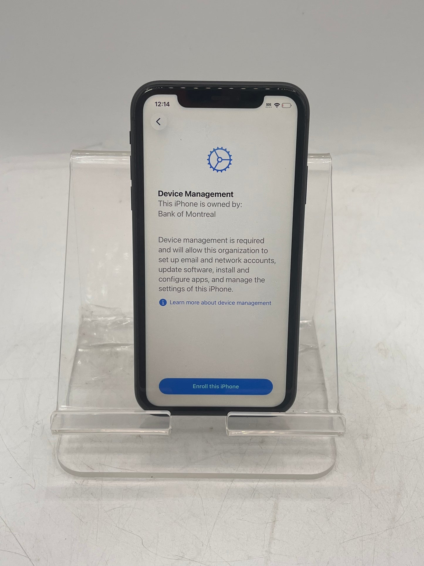 Apple iPhone 11 A2111 MWLU2LL/A 64GB Black - Remotely Management
