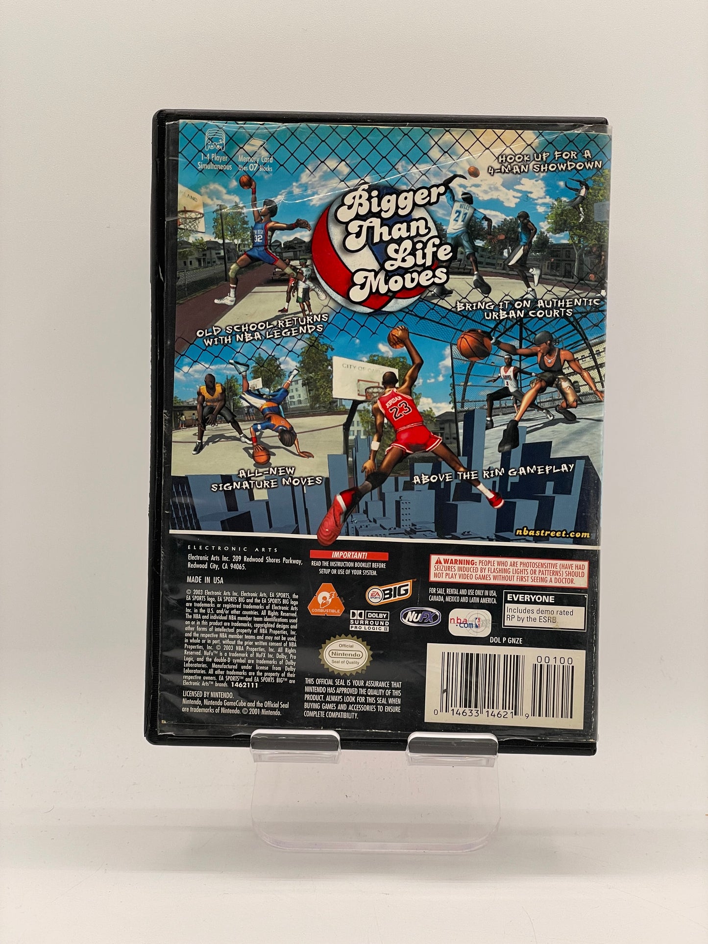 NBA Street Vol. 2 Nintendo GameCube Black Label No Manual Tested