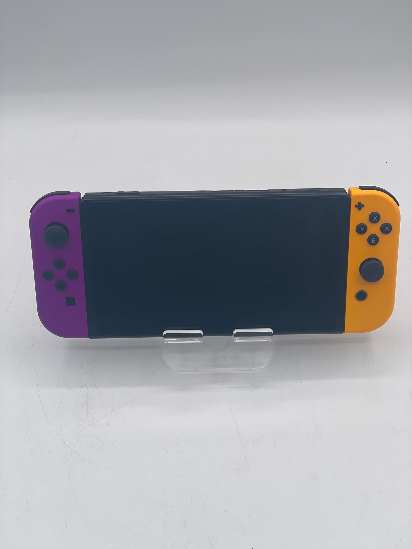 Nintendo Switch v1 Video Game Console HAC-001 Orange/Purple