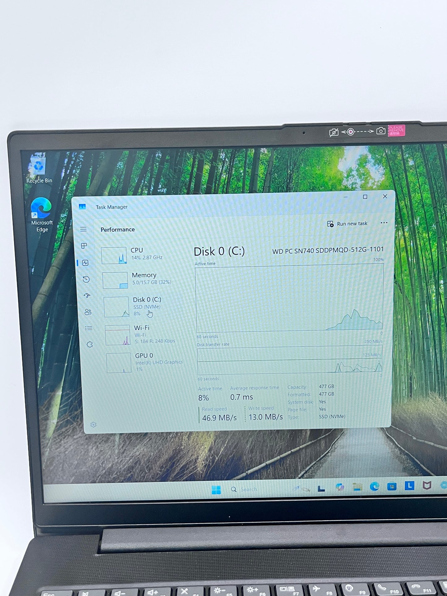 2025 Lenovo V15 G4 15.6" i7-13620H 16GB 512GB - Black