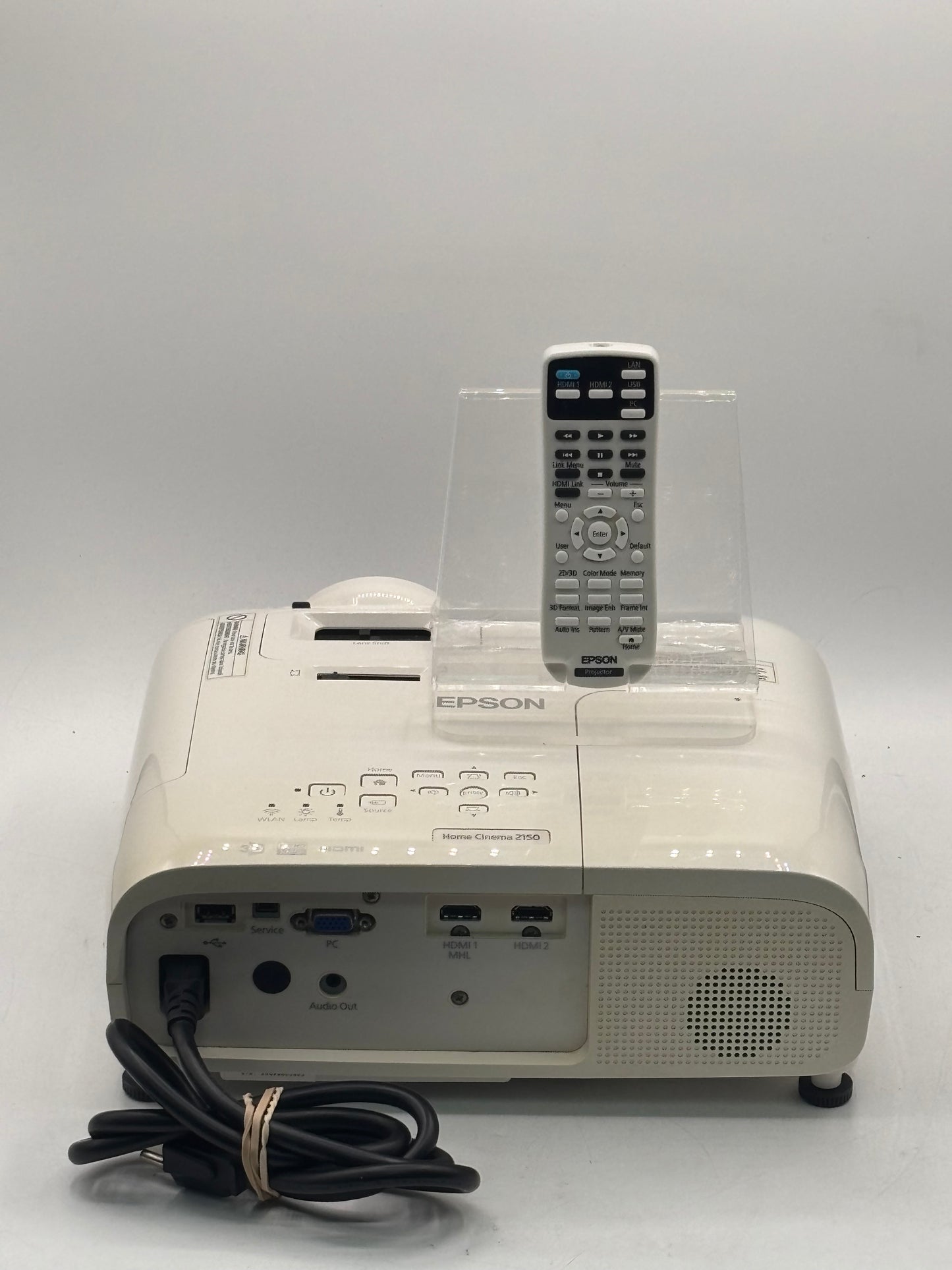 White EPSON Home Cinema 2150 1080p Wireless 3LCD Projector H852A