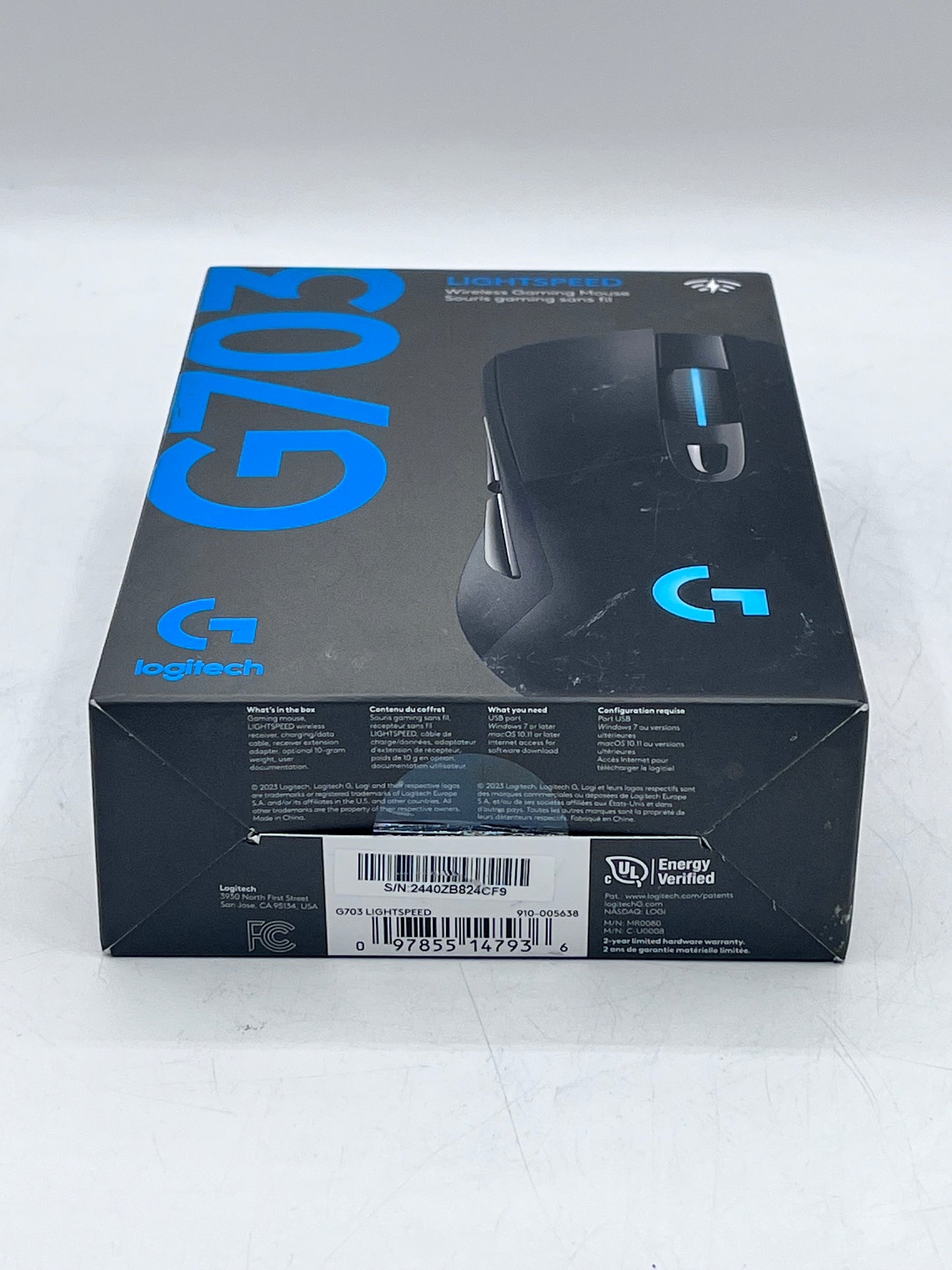 New Logitech G703 LIGHTSPEED Gaming Mouse 910-005638