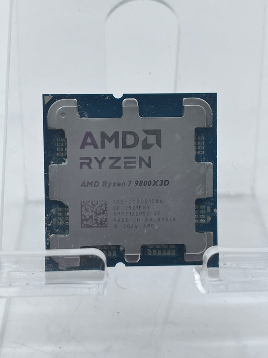 AMD Ryzen 7 9800X3D 4.70GHz 8-Core CPU Multi-Colored