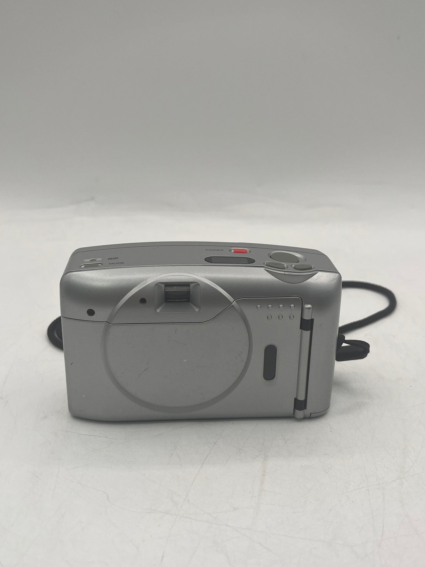 PENTAX IQZoom 115M 35mm Point & Shoot Film Camera Silver Tested Works