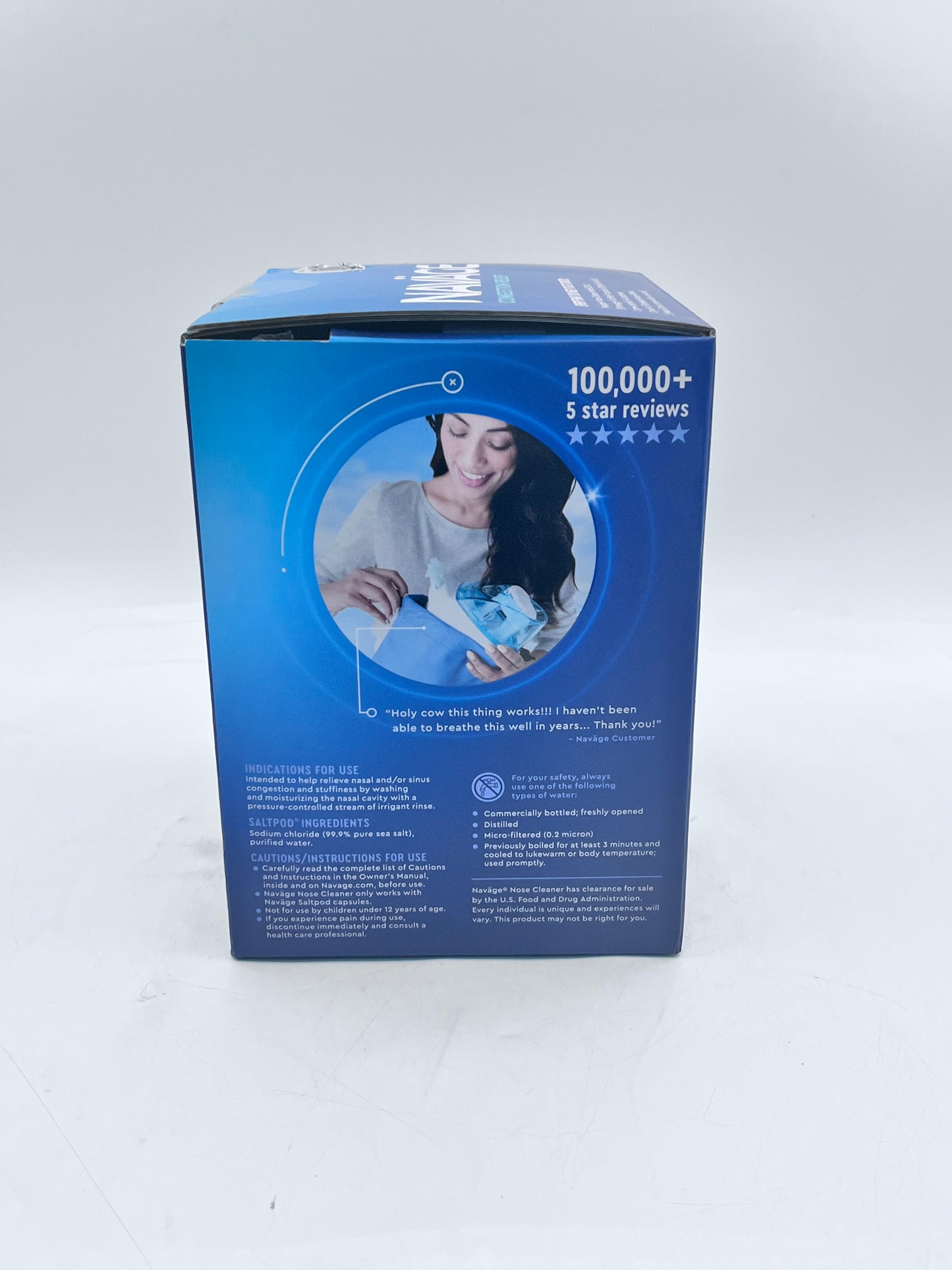 NAVAGE Congestion Relief Accessory Blue
