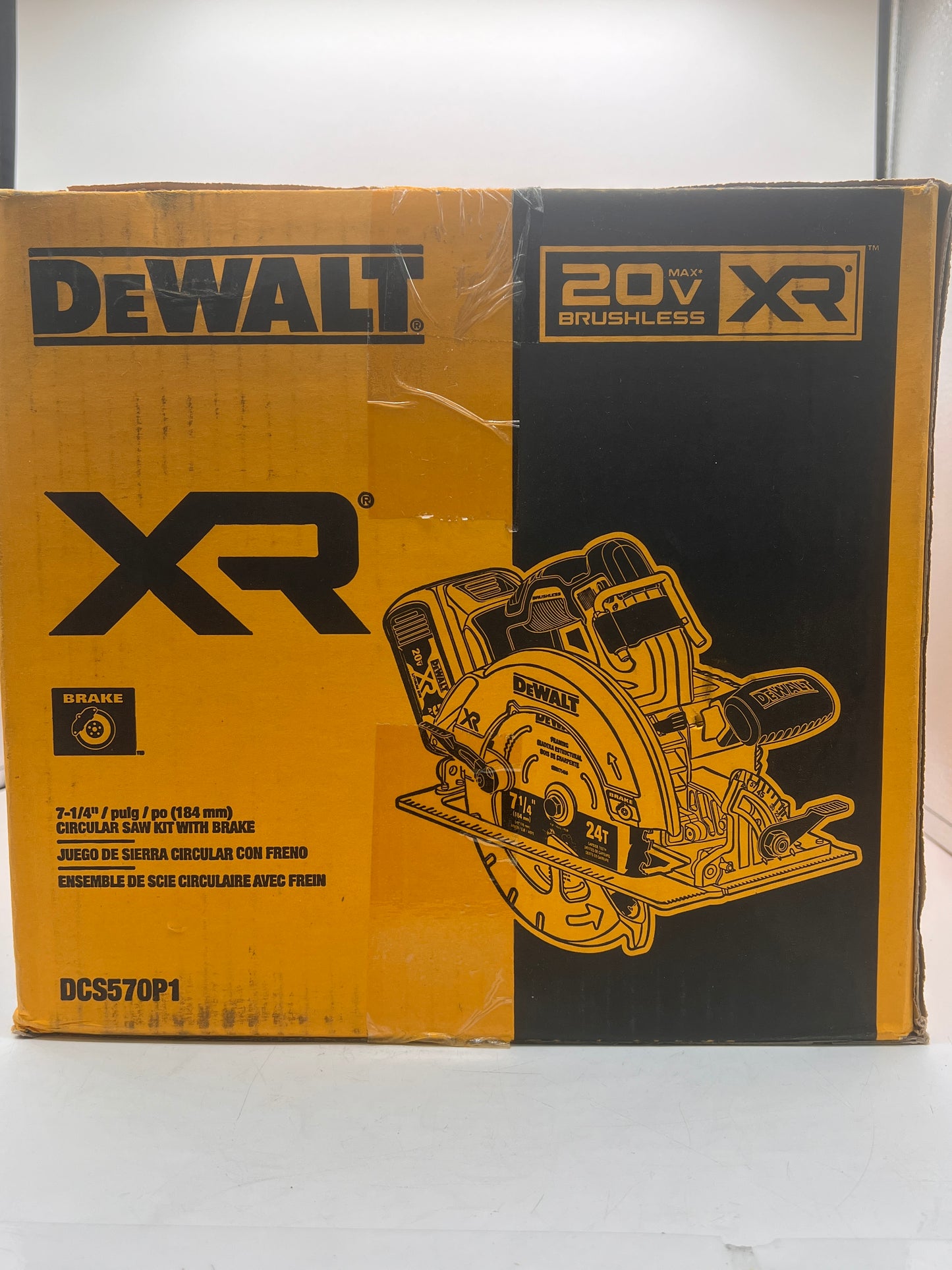 DeWALT DCS570P1 20V 7-1/4-Inch Cordless Lithium-Ion Circular Saw Kit