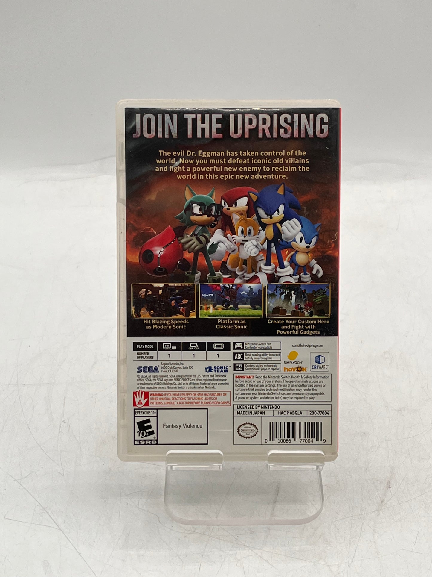 Sonic Forces for Nintendo Switch - Free Shipping!
