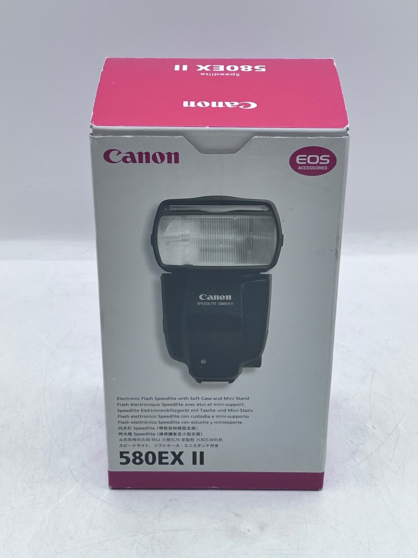 Canon 580 EX II Shoe Mount Flash - New Open Box - 100ft Guide Number