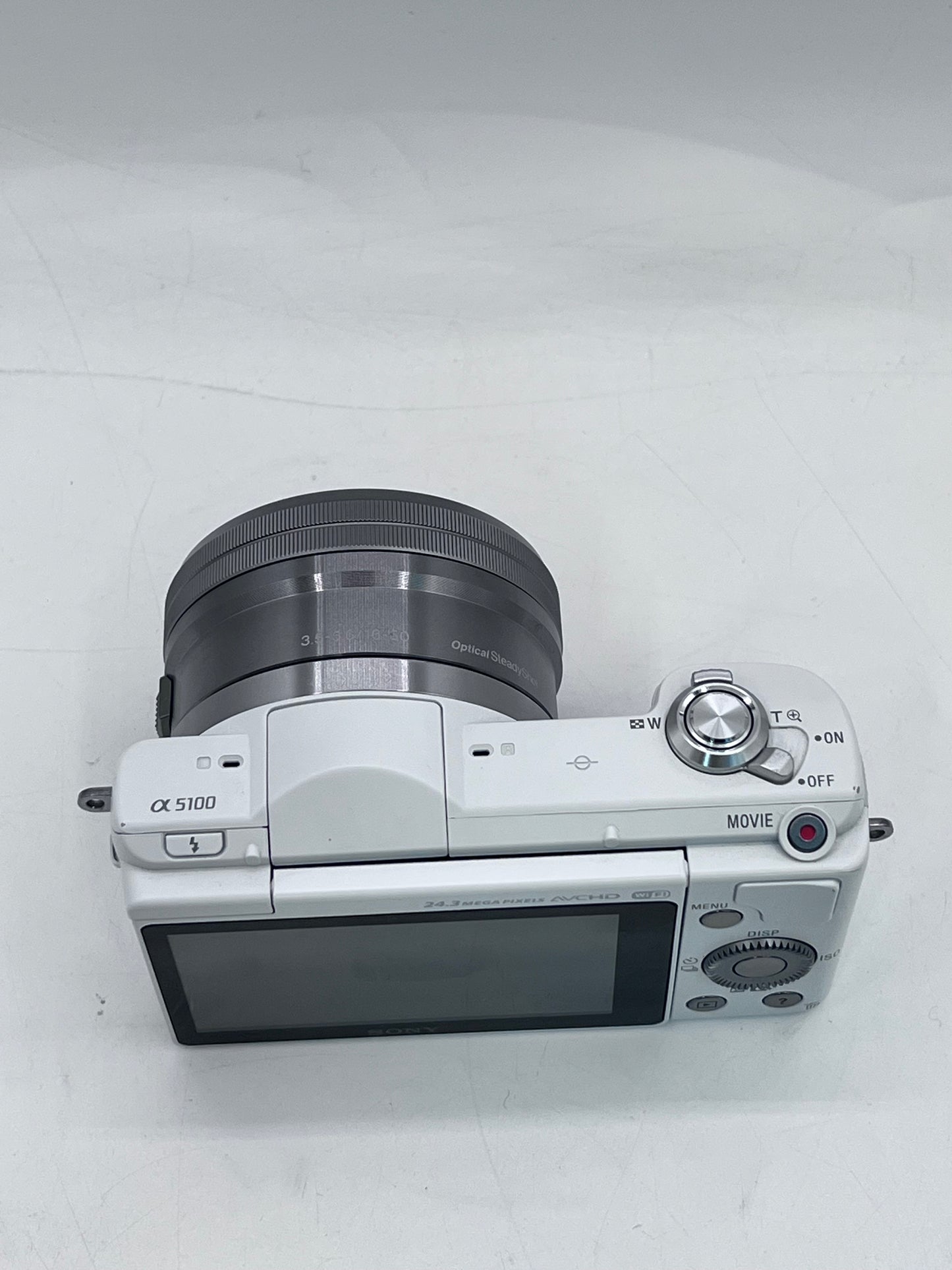 Sony Alpha a5100 24MP Mirrorless Digital Camera White w/ 16-50mm Lens Free Shipping