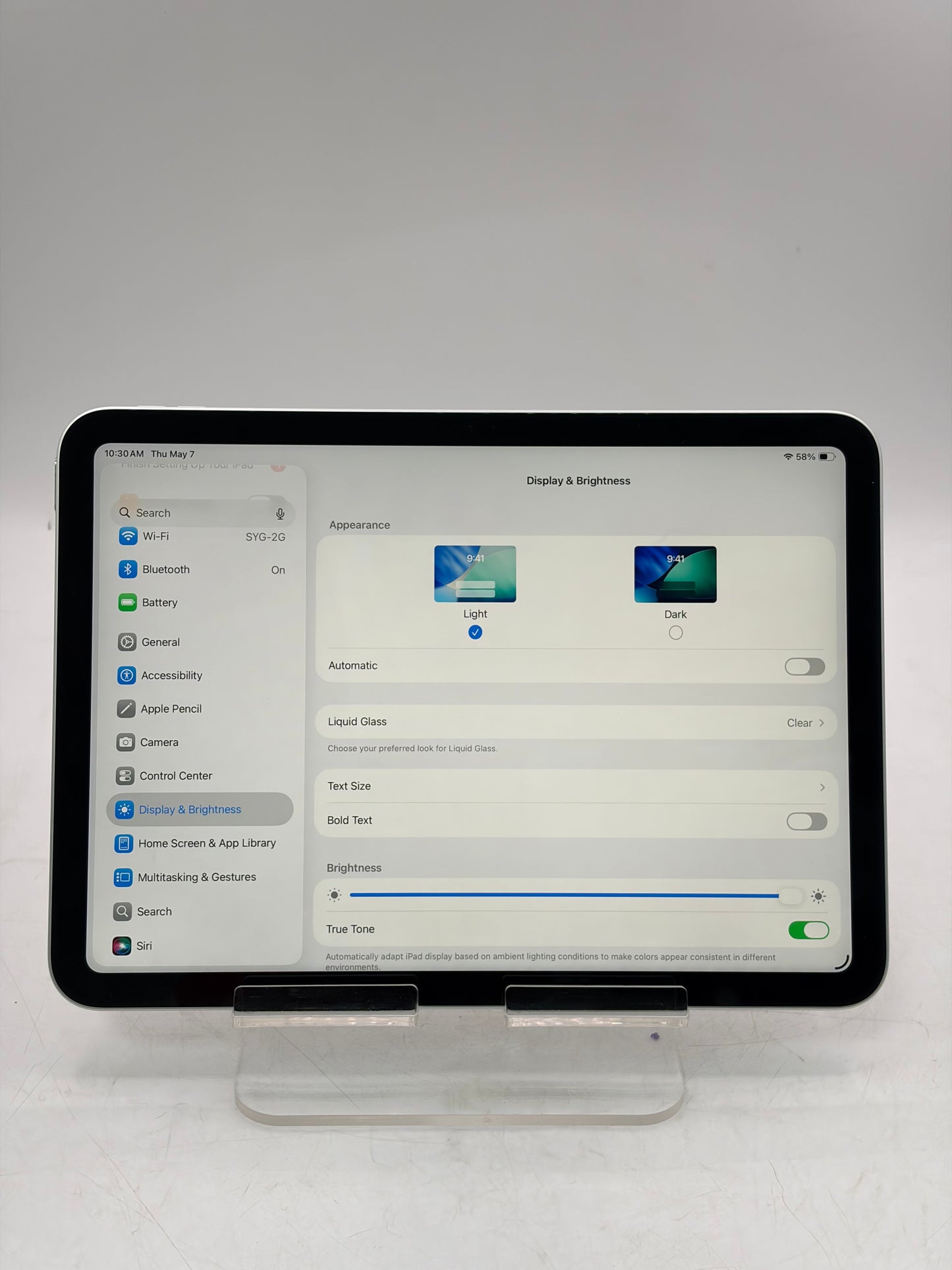 Wi‑Fi Only 2022 Apple iPad 10th Gen 64GB A2696 MPQ03LL/A 10.9" Tablet Silver