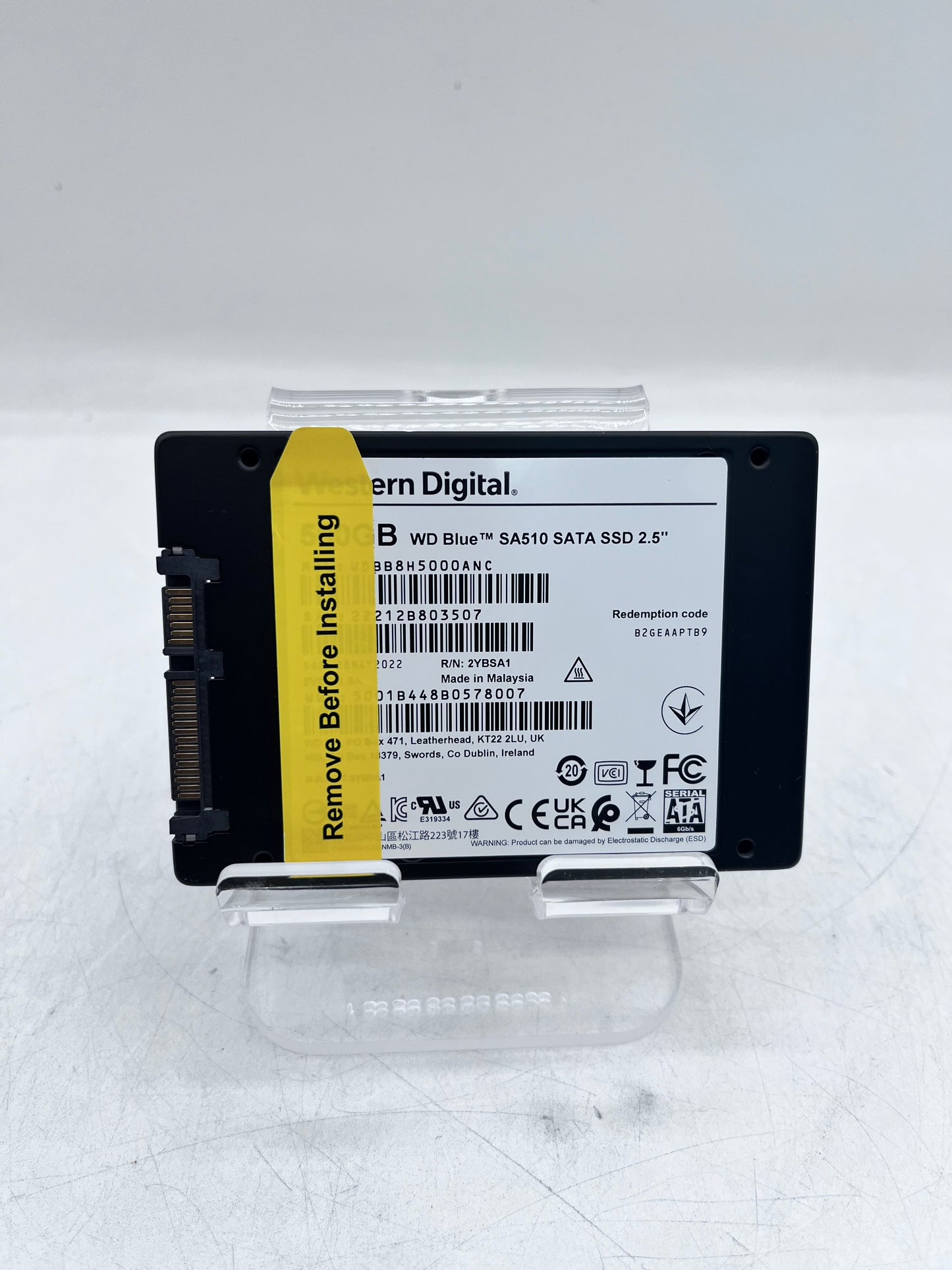 WD Blue SA510 500GB SATA SSD 2.5" Solid State Drive + SATA Cable