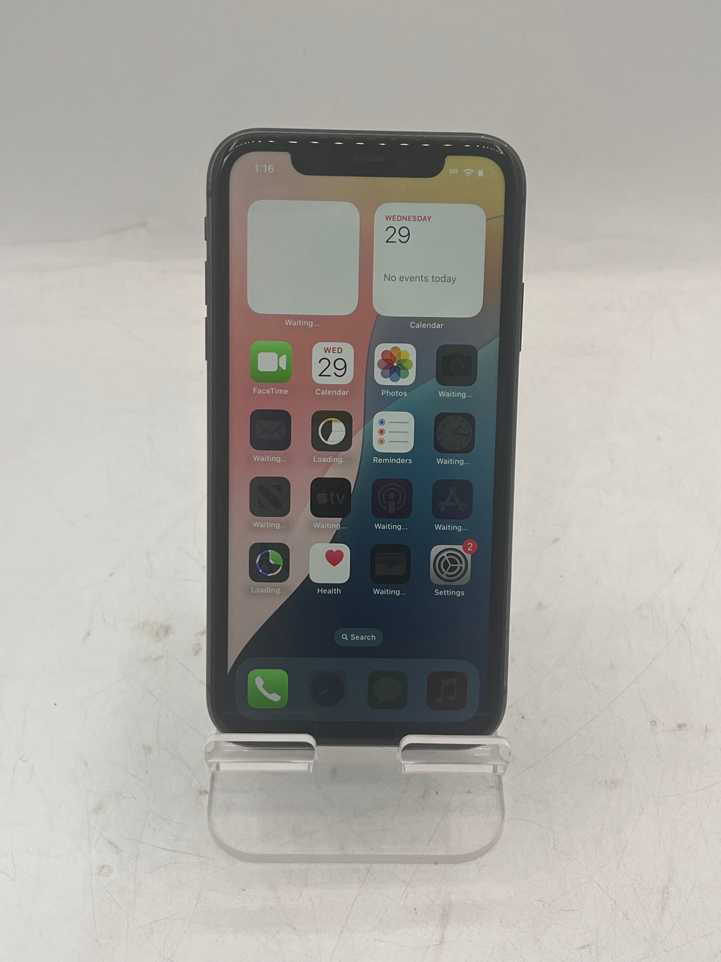 Unlocked Apple iPhone 11 128GB A2221 MWM02QL/A Smartphone Black