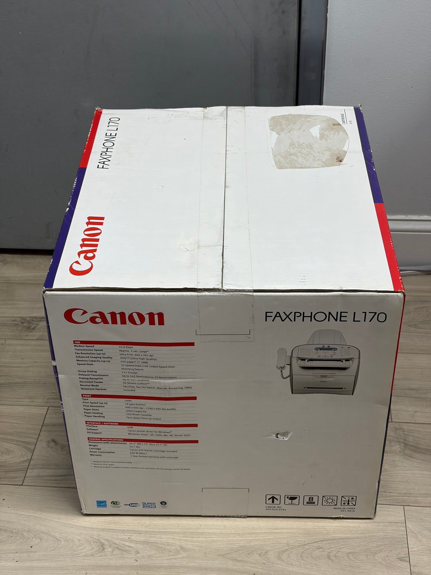 Canon L170 Faxphone All-In-One Laser Printer - New In Box SEALED