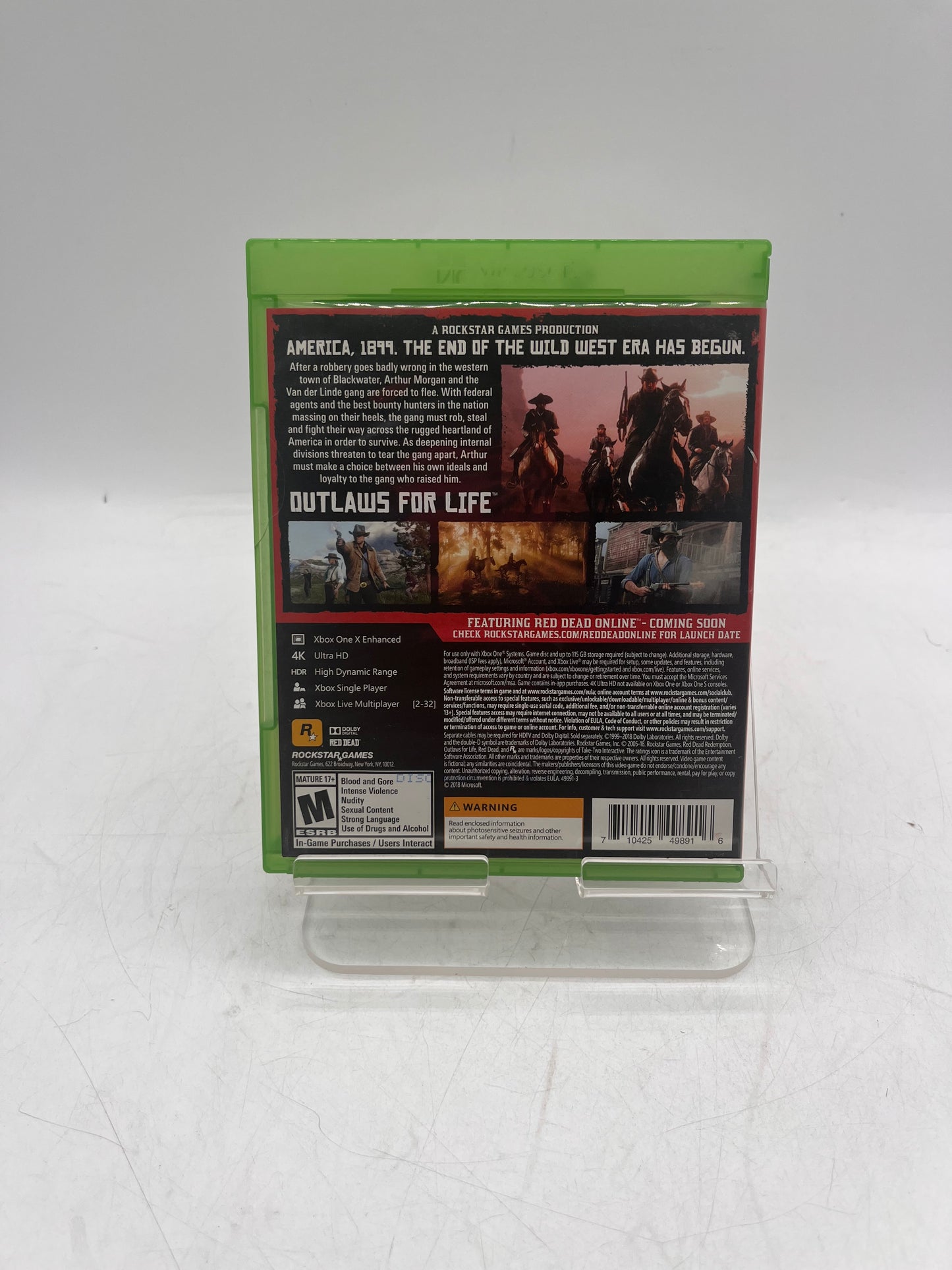 Red Dead Redemption 2 Xbox One Game - Free Shipping!