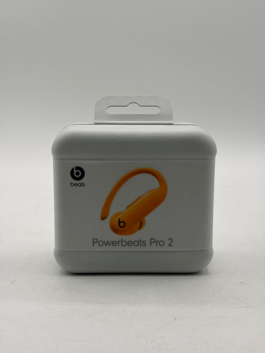 New Beats Powerbeats Pro 2 MX743LL/A Electric Orange ANC Bluetooth Earbuds
