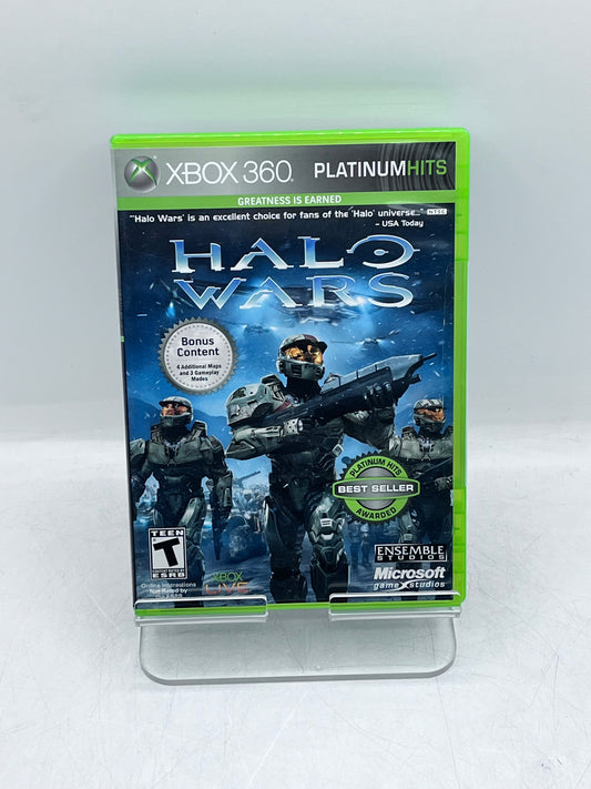 New Halo Wars Platinum Hits Edition Xbox 360 Video Game w/ Bonus Content