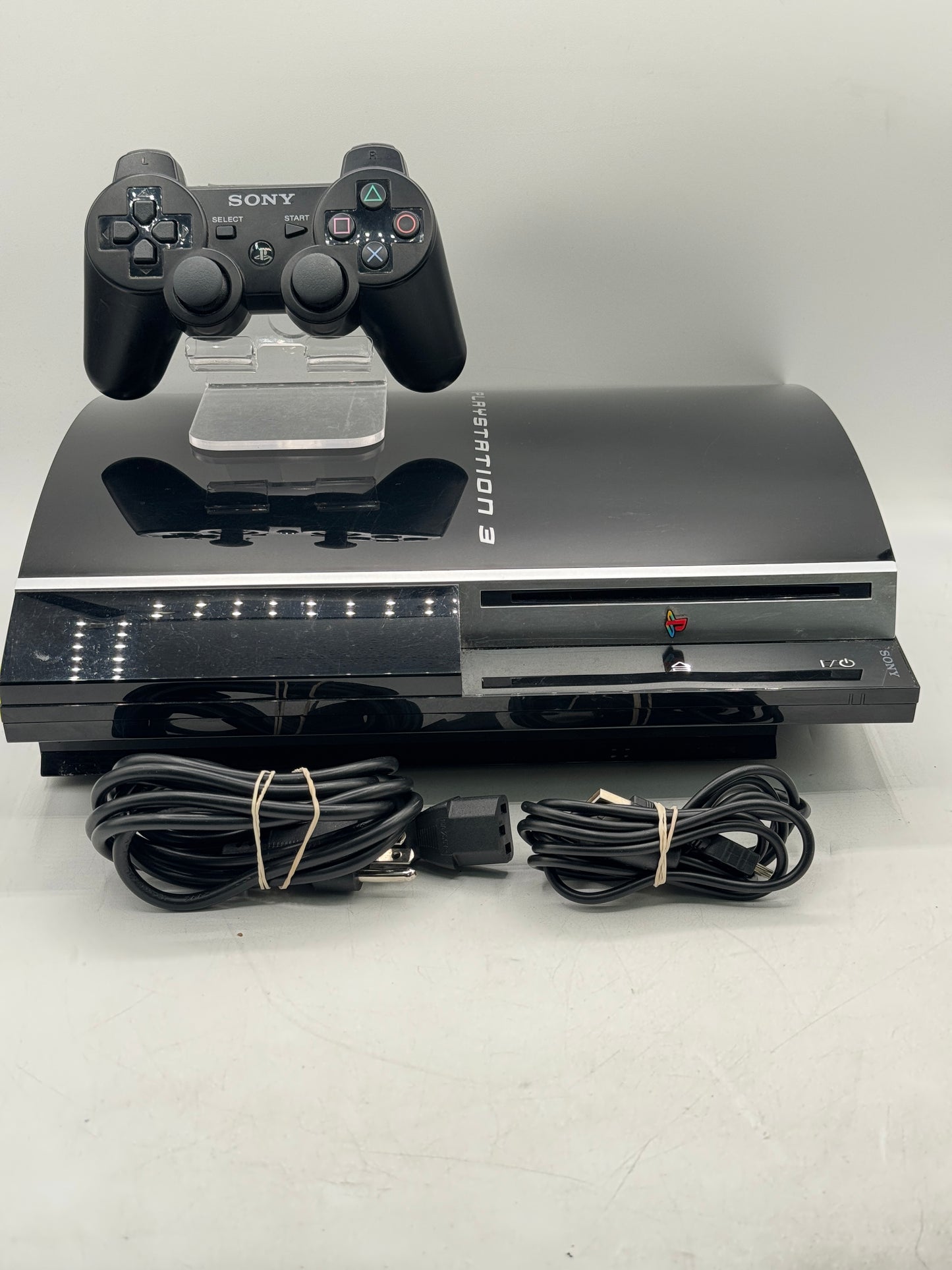 Sony PlayStation 3 PS3 120GB Black Console CECHK01 w/ Controller Tested and Working