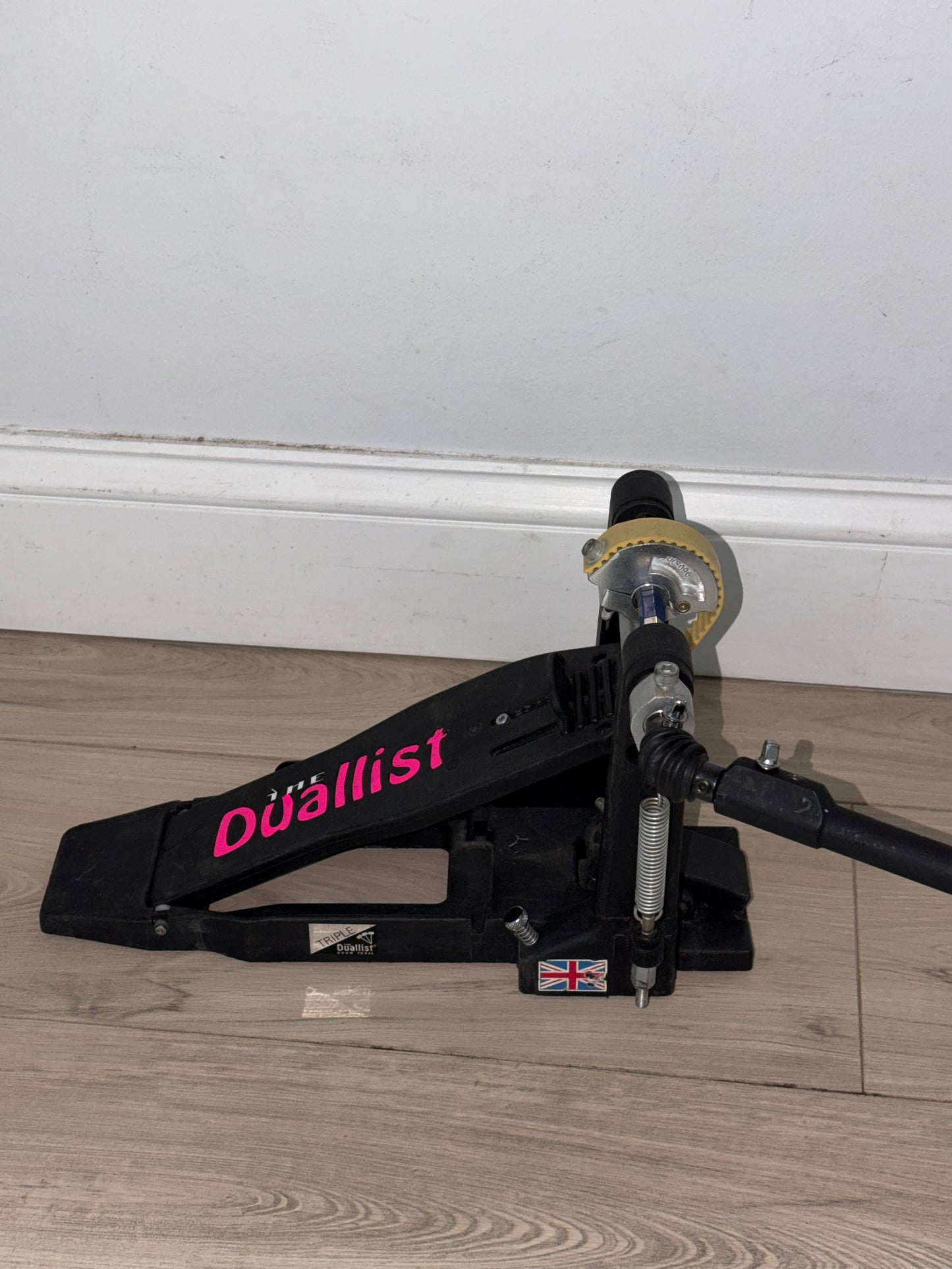 The Dualist D3 Triple Bass Drum Pedal Dual Belt Drive with Bass Attachments